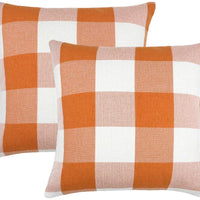  Plaid Throw Pillow