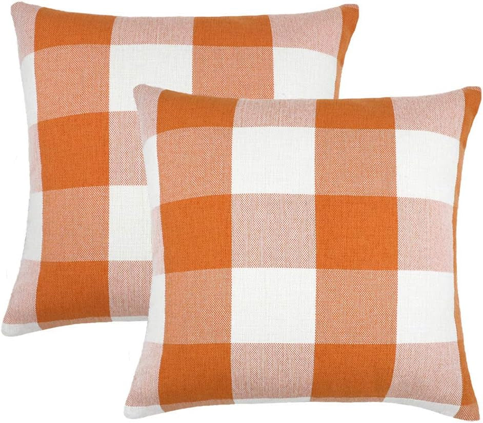  Plaid Throw Pillow