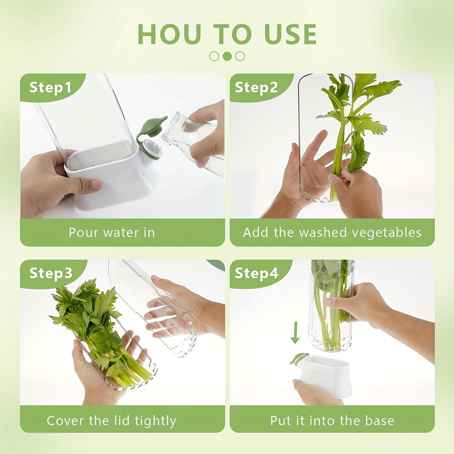 2 Pcs Herb Keeper For Refrigerator
