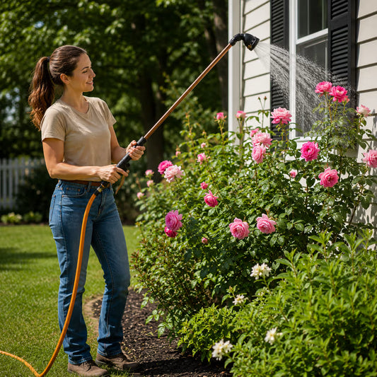 9-Pattern Watering Wand | 36-in. Ratcheting Turret Wand