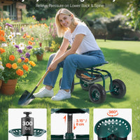 Rolling Garden Seat