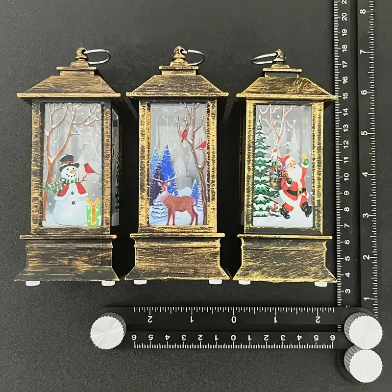 3 Pcs Christmas Lanterns