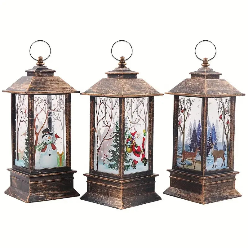 3 Pcs Christmas Lanterns