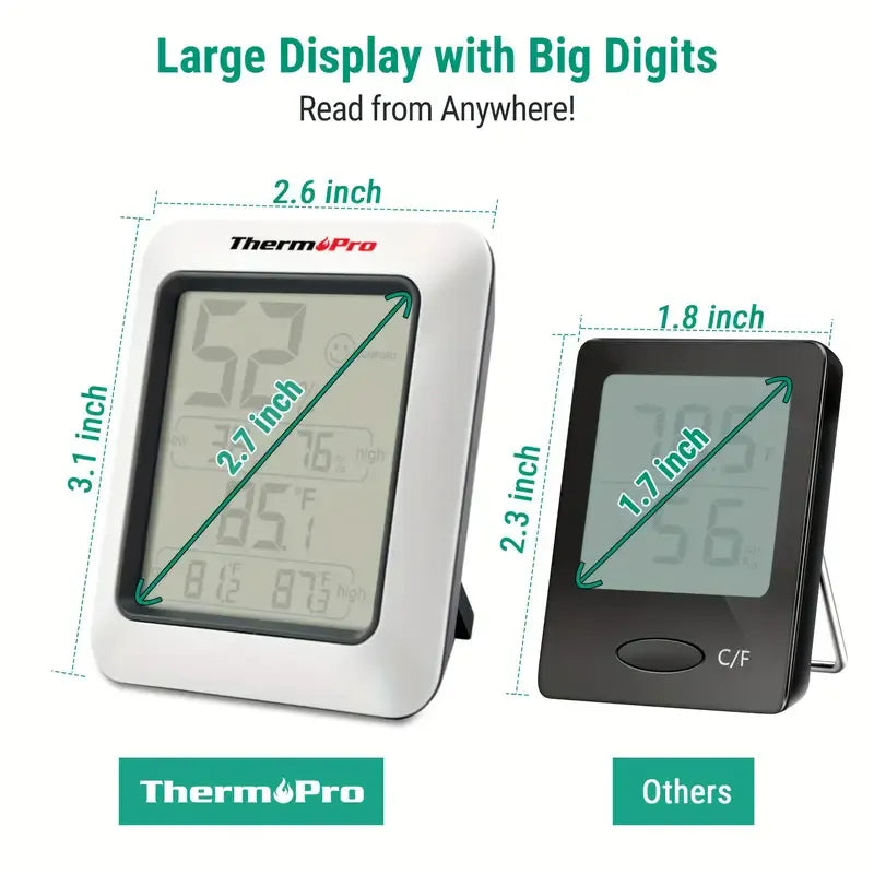 3 Pcs Digital Hygrometer