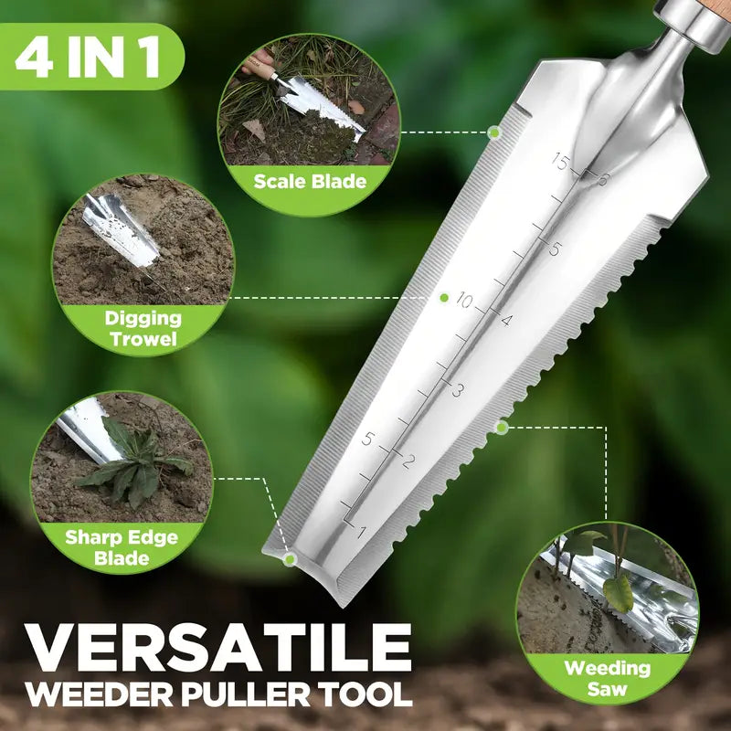 3 Pcs Stainless Steel Garden Tool Set