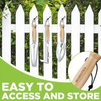 3 Pcs Stainless Steel Garden Tool Set