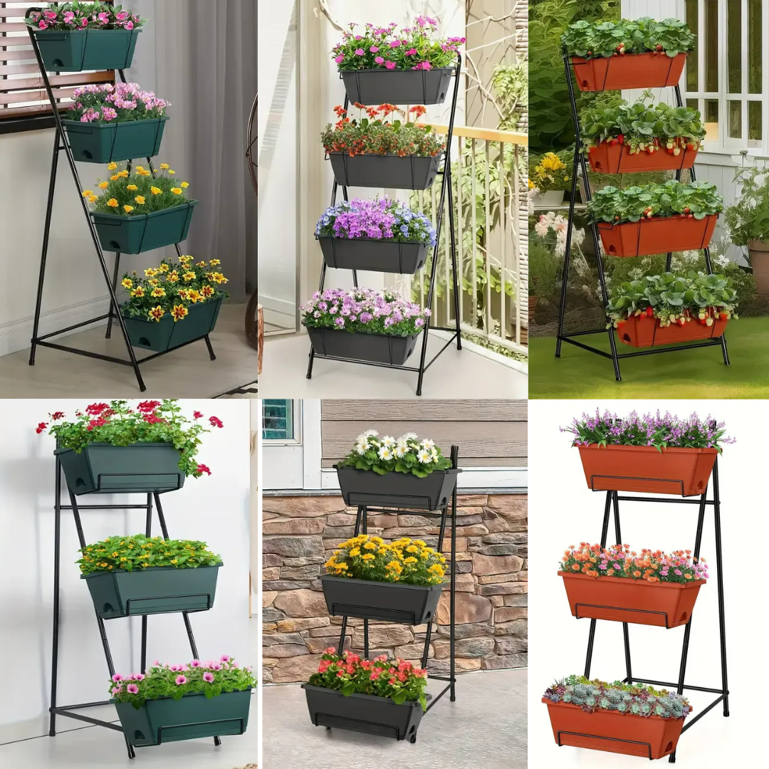 3 or 4 Tiers Vertical Raised Garden Beds