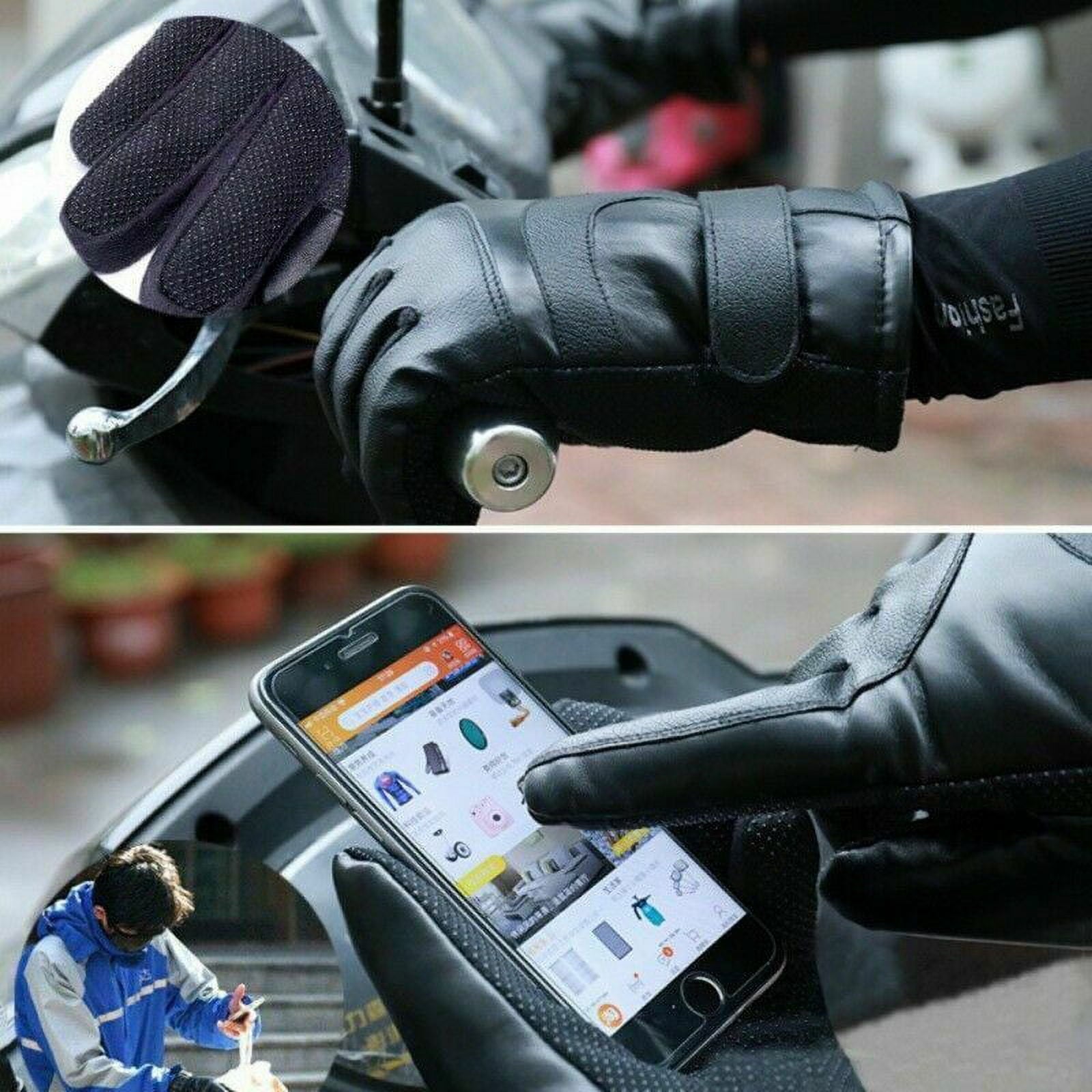 Electric Heated Ski Gloves with Touchscreen Finger