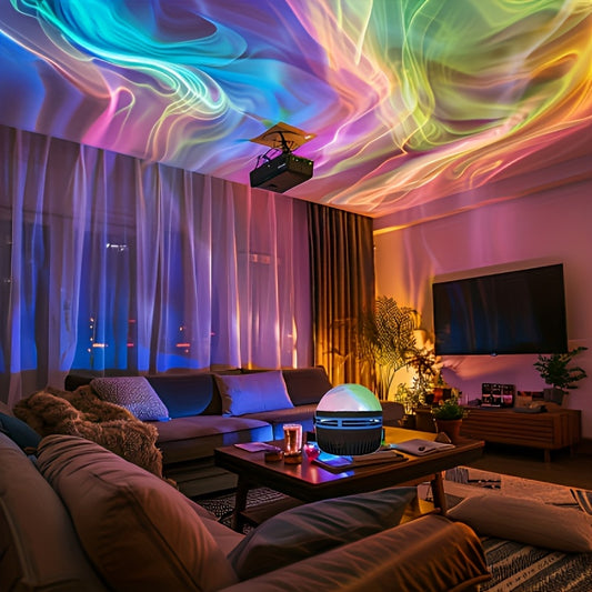 2 Pcs Projector Aurora Borealis