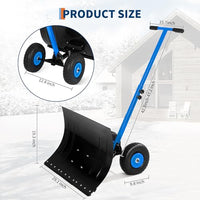 Snow Shovels with Wheels