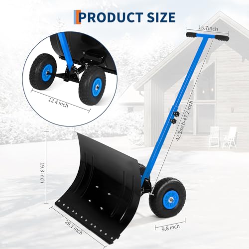Snow Shovels with Wheels