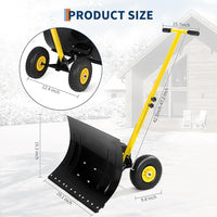 Snow Shovels with Wheels