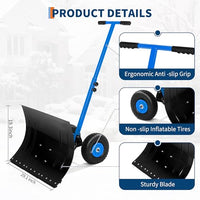 Snow Shovels with Wheels