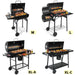 Charcoal BBQ Grill with Smoker