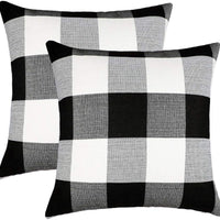  Plaid Throw Pillow