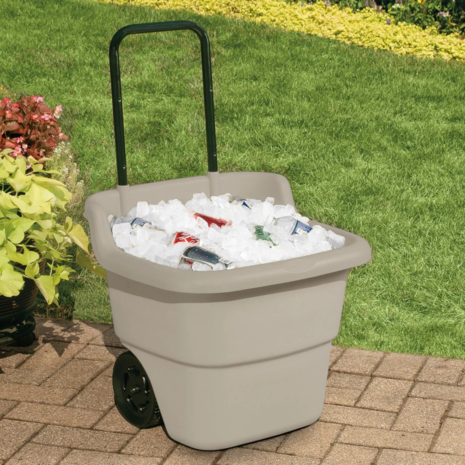 15 Gallon Garden Bucket Caddy with Wheels