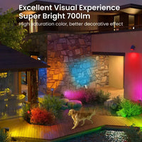 4 Pack Outdoor Solar Spot Lights