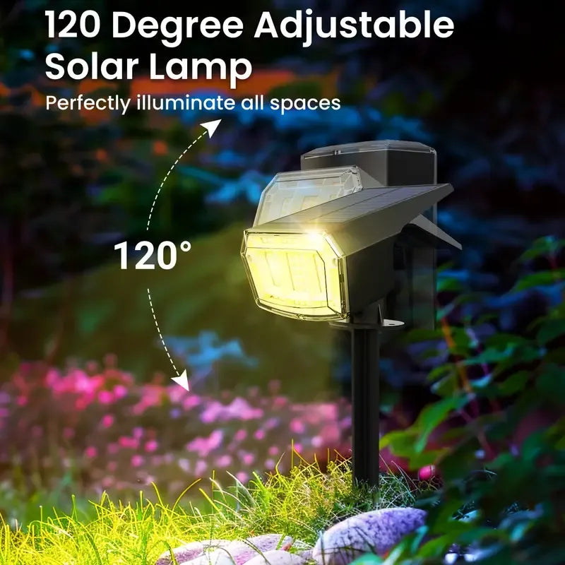 4 Pack Outdoor Solar Spot Lights