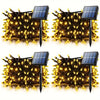 4Packs Solar Christmas String Lights