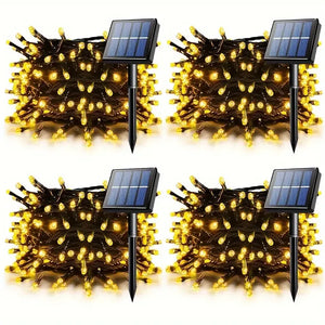 4Packs Solar Christmas String Lights