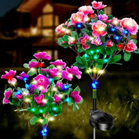 4 Pcs Solar Flower Lights