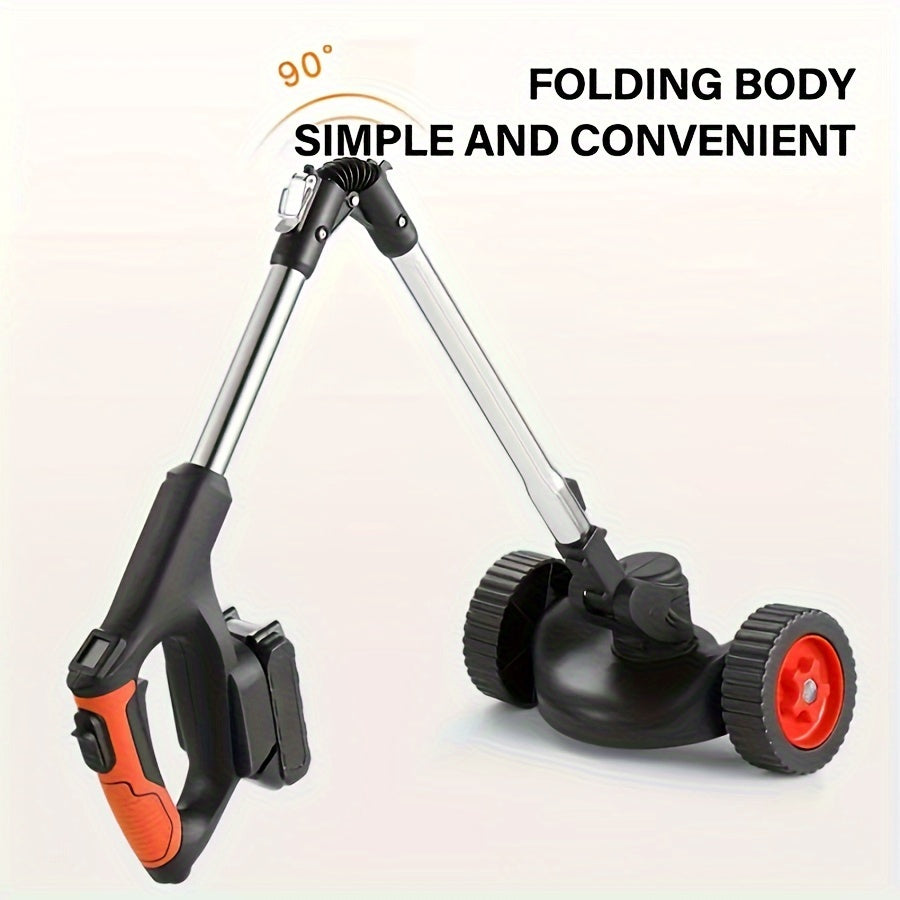 Electric Foldable Lawn Mower Trimmer