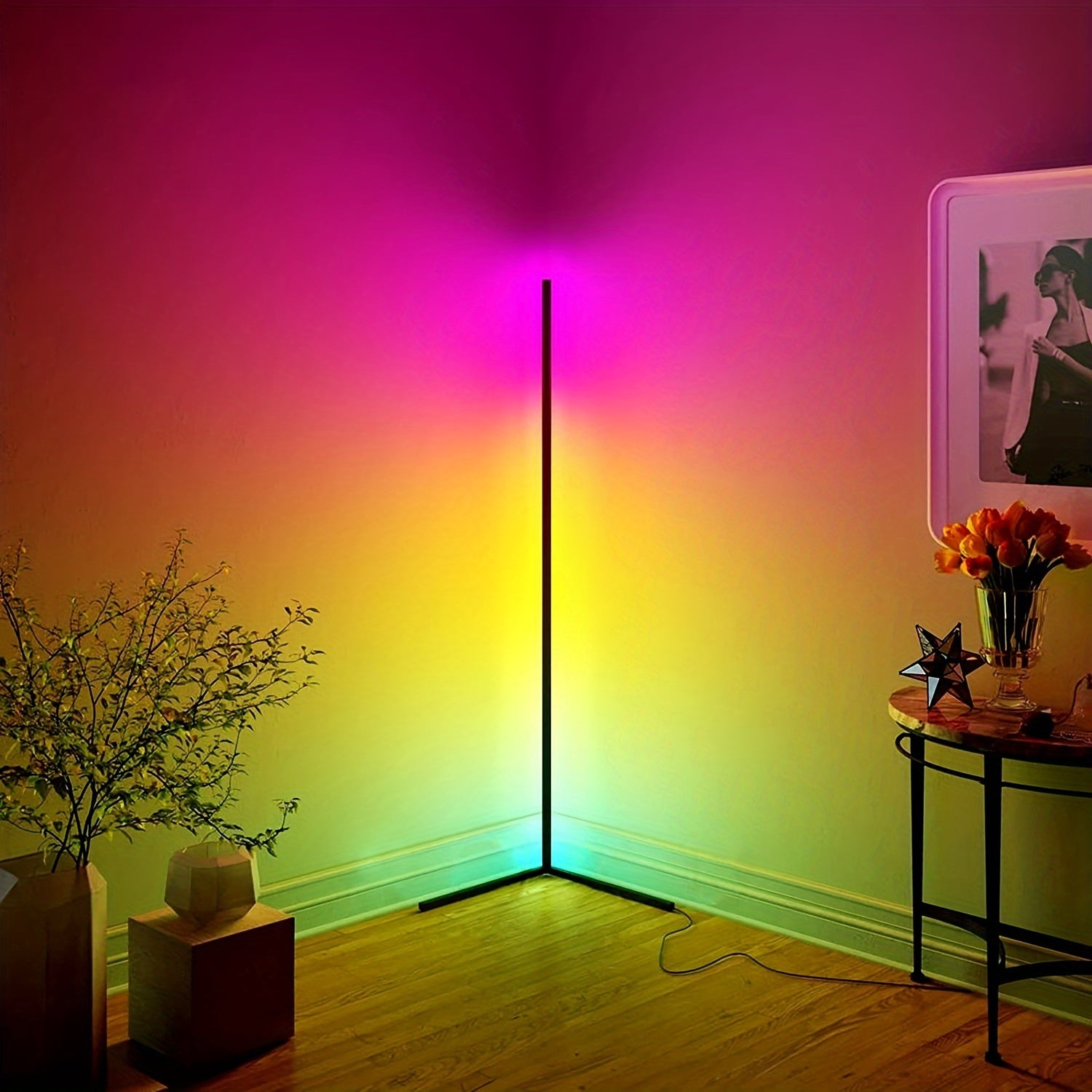 Modern LED Floor Lamp with Remote Control