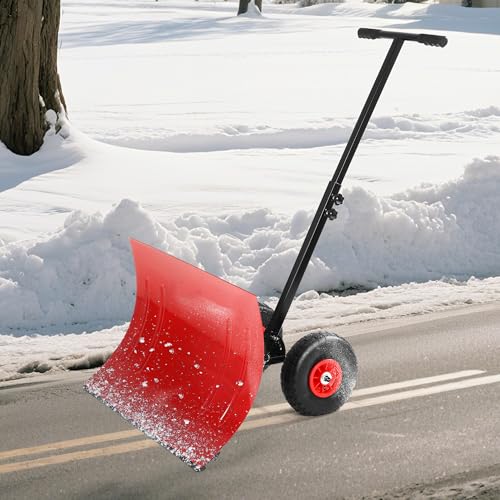 Snow Shovels with Wheels