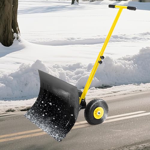 Snow Shovels with Wheels