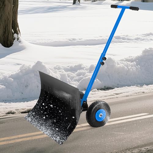 Snow Shovels with Wheels