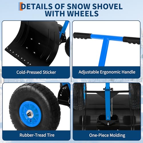Snow Shovels with Wheels