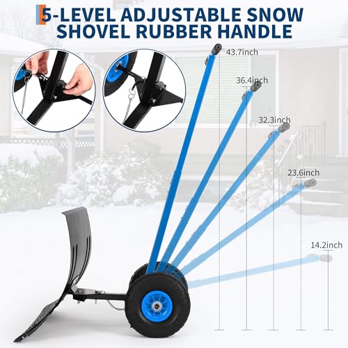 Snow Shovels with Wheels