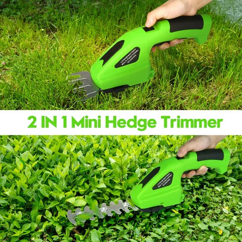 Cordless Shrub Trimmer and Grass Shear