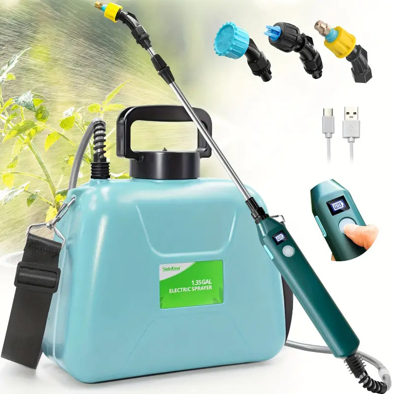 1.35 Gallon Electric Plant Sprayer with 3 Mist Nozzles