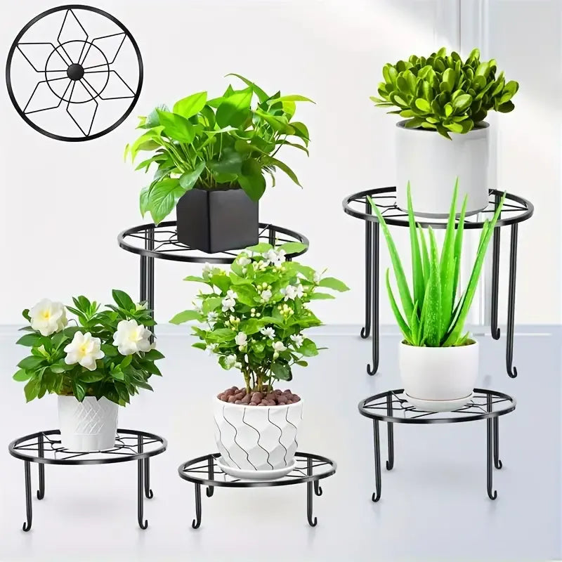 5 Pcs Round Plant Stand