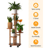 Load image into Gallery viewer, 5 Tier Plant Stands with 4 Detachable Wheels