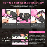 6-Inch Electric Mini Chainsaw Pink
