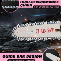 6-Inch Mini Electric Chainsaw Pink