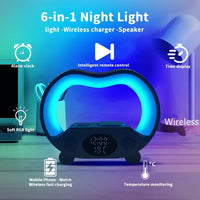 6-in-1 Desk Lamp with Wireless Charger