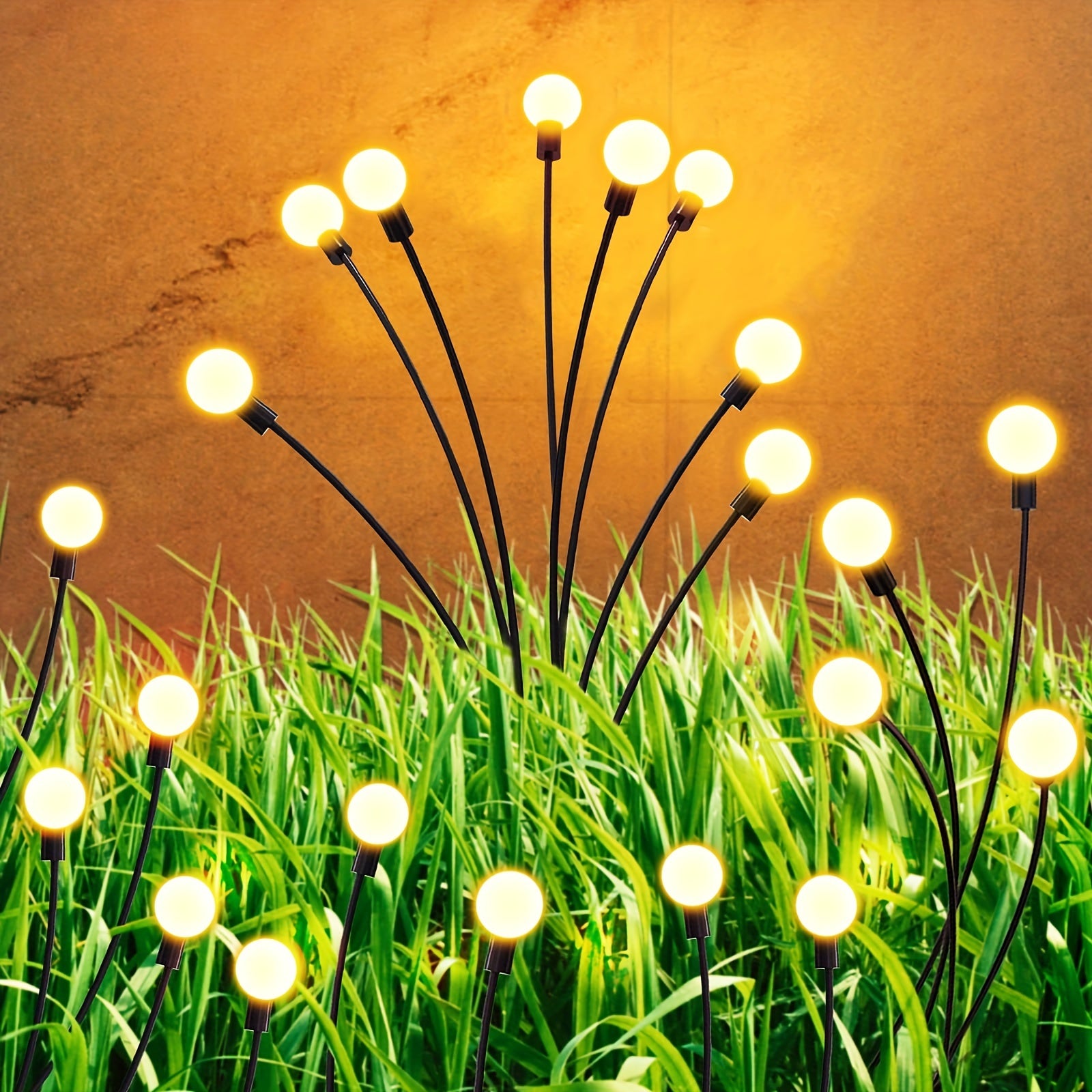 4/5 Pcs Firefly Solar Lights for Outdoor | Solar Garden Lights