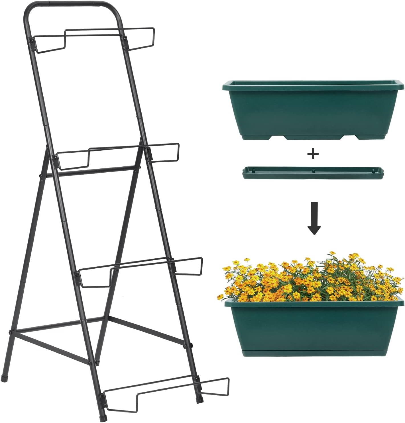 3 or 4 Tiers Vertical Raised Garden Beds