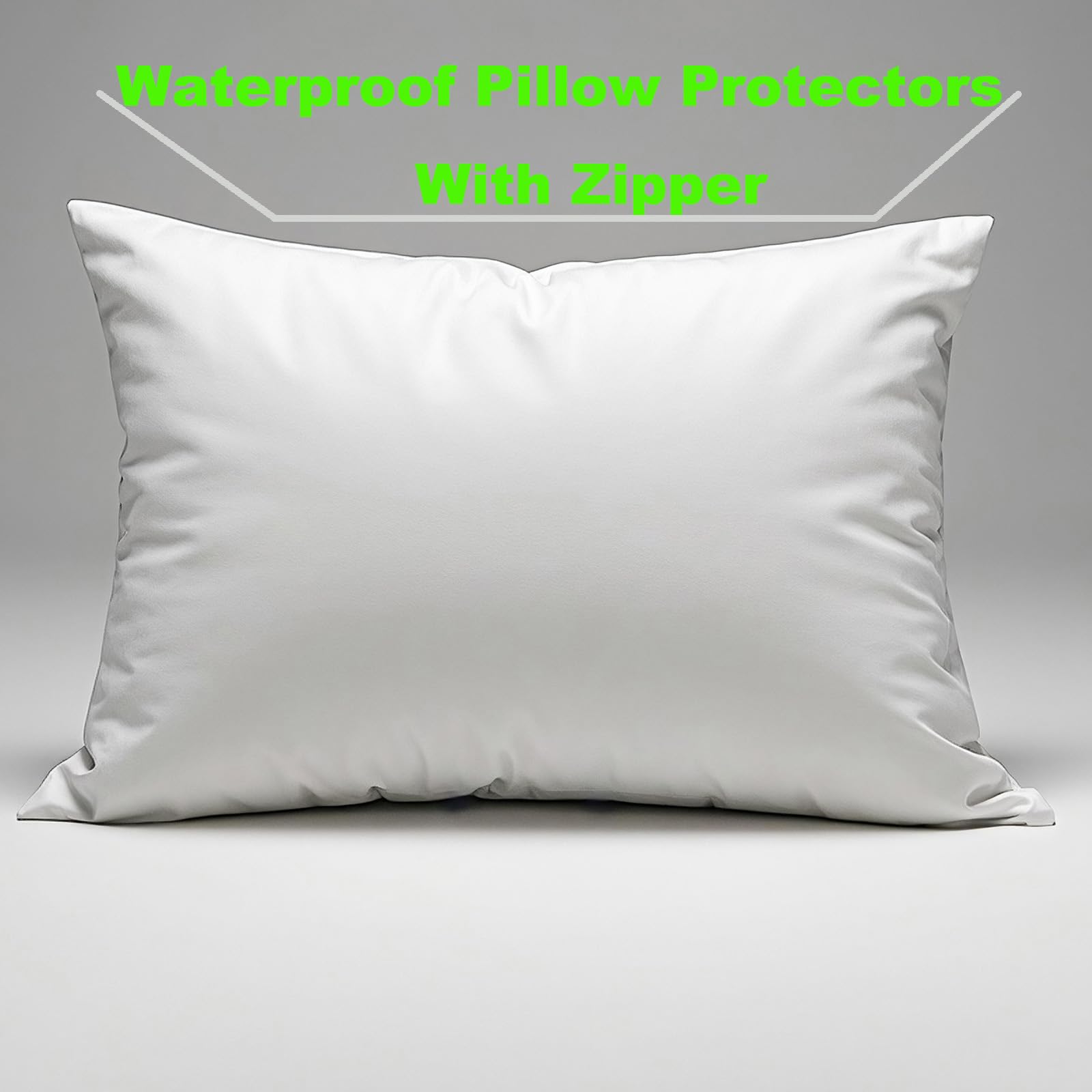 Zippered Waterproof Pillow Protector