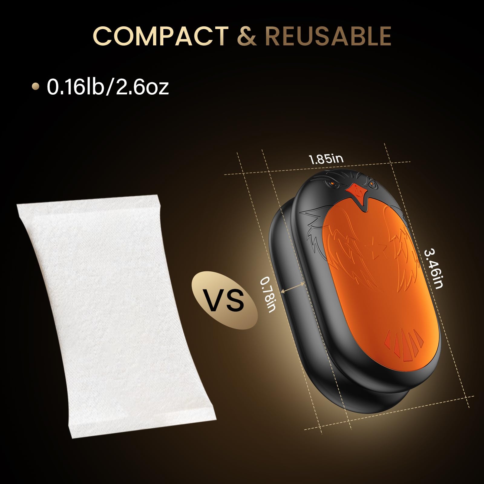 Portable Magnetic Heated Hand Warmer