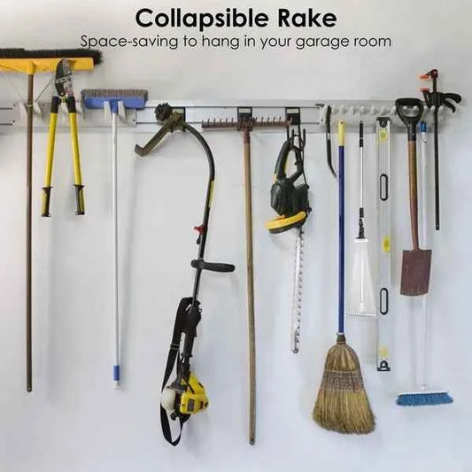 Adjustable Leaf Rake with Telescoping Handle