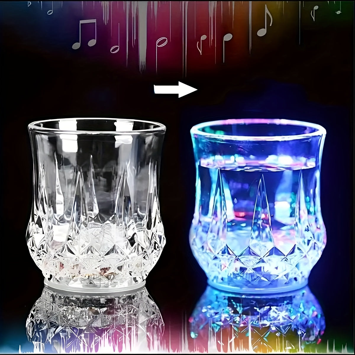 2PC/4PC/6PC Light Up Shot Glasses