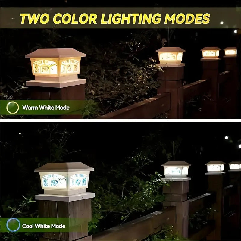 6 Pcs Solar Lights for Fence