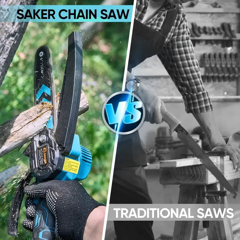 6" Cordless Saker Mini Chainsaw