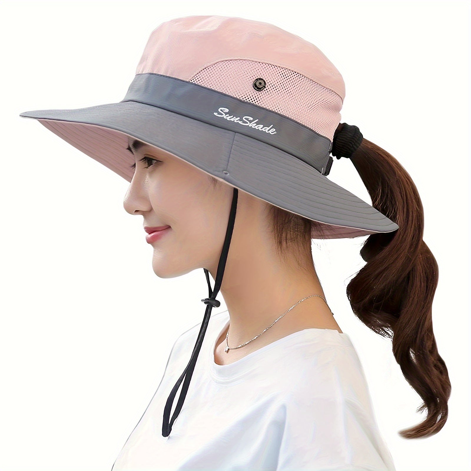 Unisex Wide Brim Bucket Hat