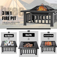 Square Fire Pit