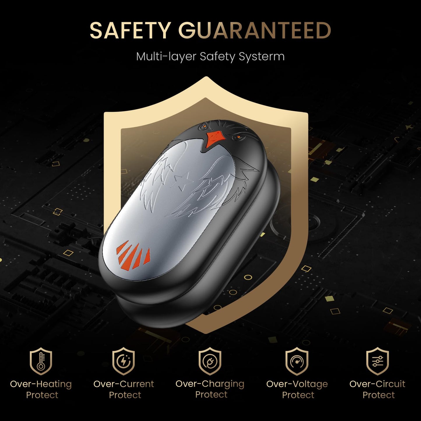 Portable Magnetic Heated Hand Warmer